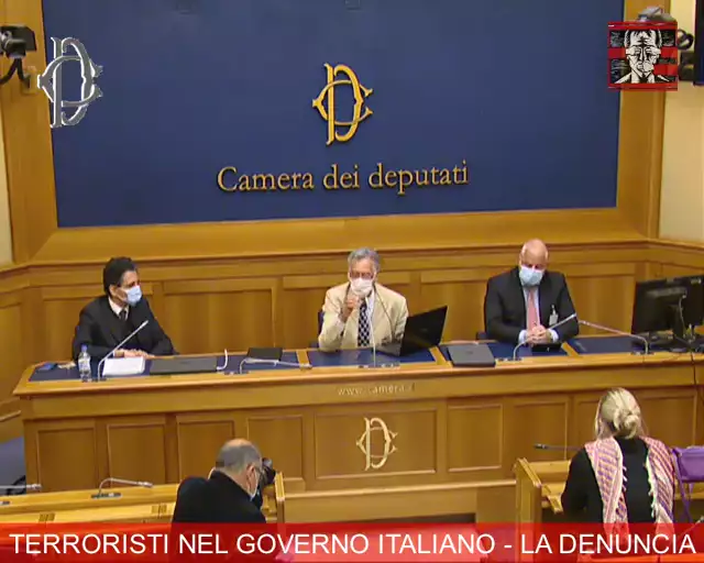Camera dei Deputati con Francesco Scifo - Luca Di Carlo - Franco Trinca - Terroristi nel governo Italiano - Denuncia