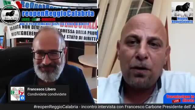 ReopenReggioCalabria incontro intervista con Francesco Carbone