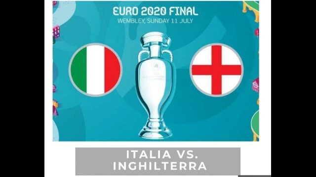 OGGI 11/07/2021 ALLE ORE 21 ITALIA VS INGHILTERRA