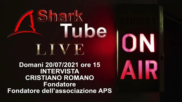 Domani sulla piattaforma SharkTube Intervista a Cristiano Romano fondatore dell'associazione APS!