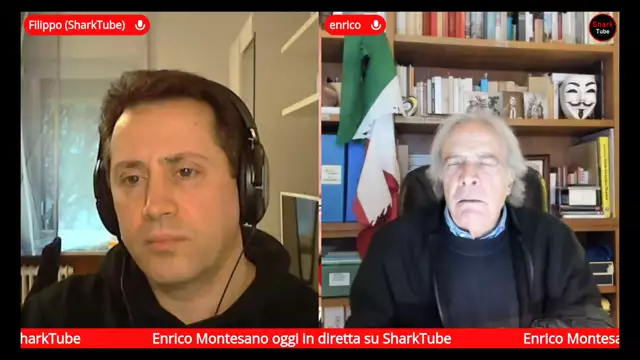 Enrico Montesano oggi 26/01/2022 in diretta su SharkTube on 26-Jan-22-16:28:56