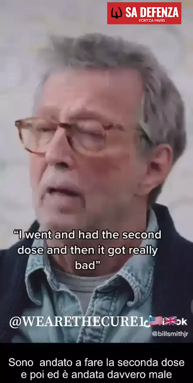 Erik Clapton e il vaccino