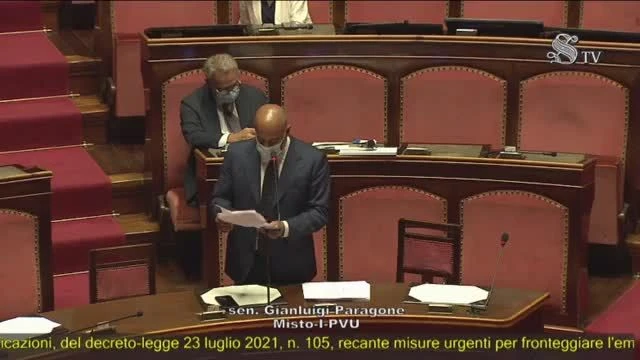 Gianluigi Paragone - IL VOSTRO GREEN PASS E' UN ATTO VIGLIACCO
