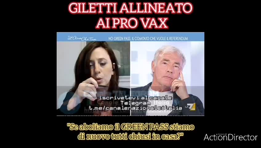 Giletti allineato ai pro vax