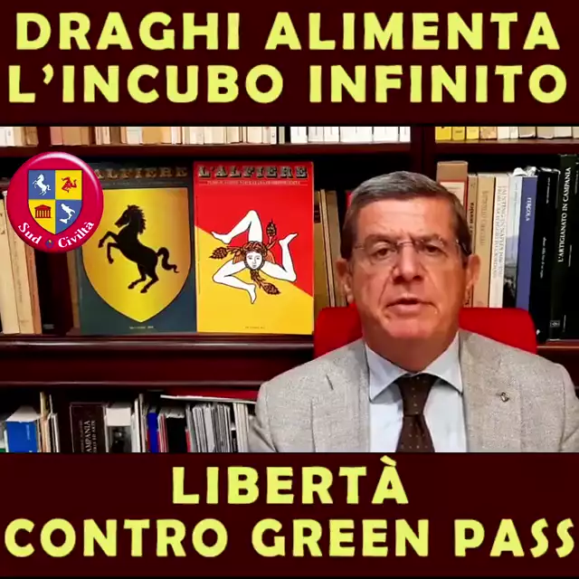 DRAGHI ALIMENTA L'INCUBO INFINITO. LibertÃ  contro green pass
