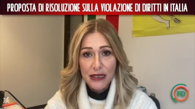 Proposta di Risoluzione sulla violazione di diritti in Italia - Francesca Donato avvia la procedura
