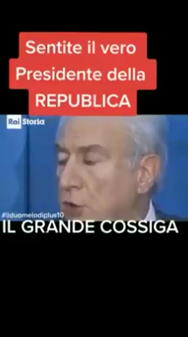 Francesco Cossiga, l'ultimo Presidente LIBERO ðŸ‘