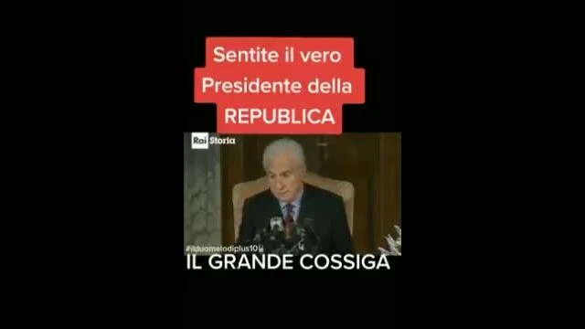 Francesco Cossiga, l'ultimo Presidente LIBERO 👏