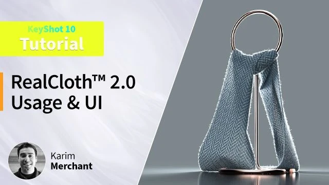 KeyShot 10 Tutorial - RealCloth™ 2.0 Usage & UI