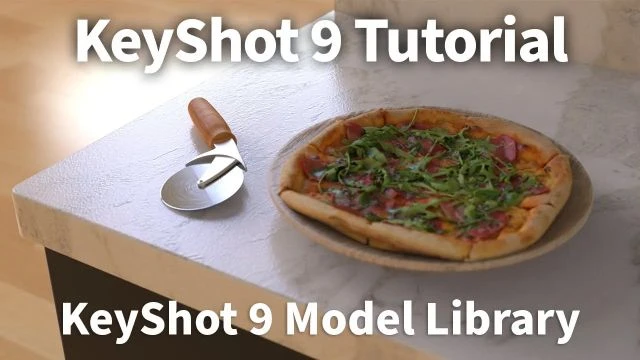 KeyShot 9 Feature Tutorial - Model Library