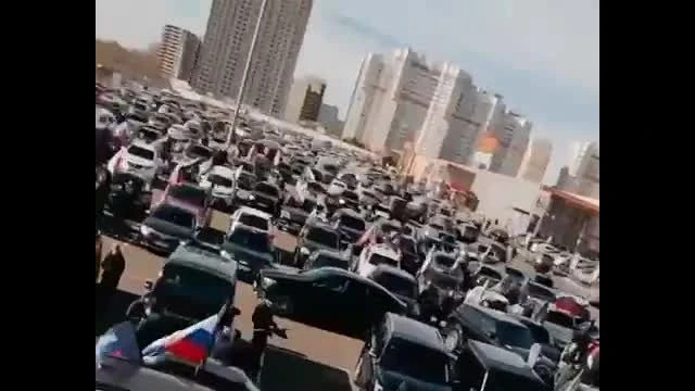 Manifestazioni patriottiche in Russia