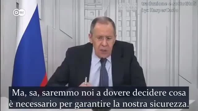 Parla Lavrov, Ministro Esteri Russia