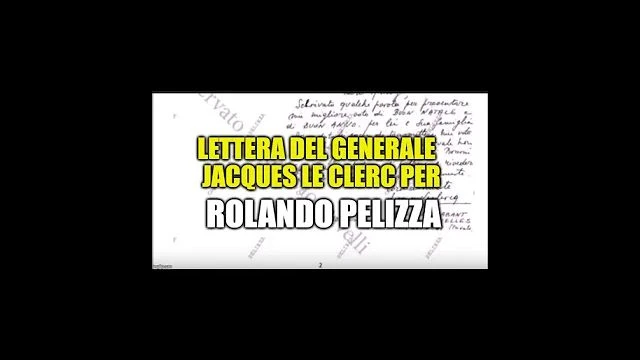 LETTERA Gen. LE CLERC a Rolando Pelizza