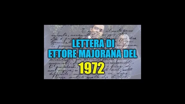 LETTERA DI ETTORE MAJORANA A ROLANDO PELIZZA 1972