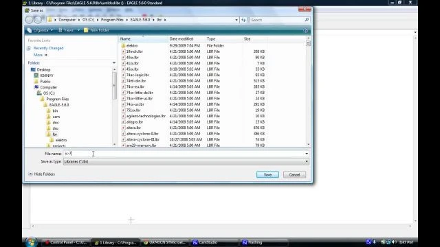 Cadsoft EagleCAD Tutorial - Creating a Part Library - Lesson 1