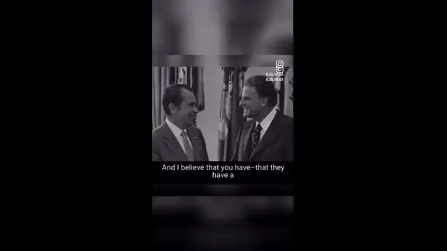 La chat di Nixon Billy Graham