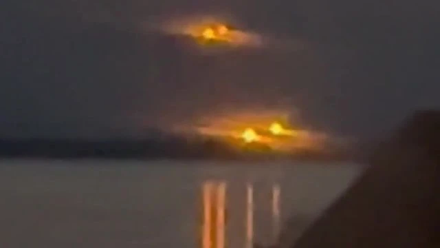 Grandi UFO simili al sole avvistati in Canada.